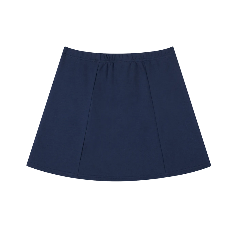 Contrast Side Stripe Slit Skirt by ODMPOD