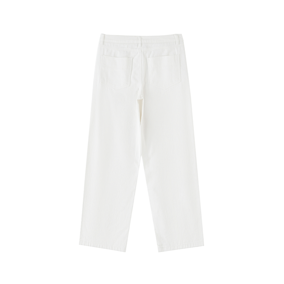 Heavyweight Cotton Straight-Leg Pants by ODMPOD