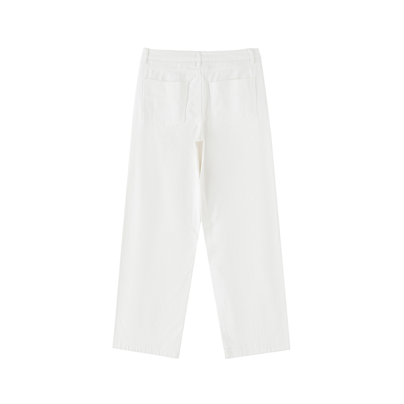 Heavyweight Cotton Straight-Leg Pants by ODMPOD