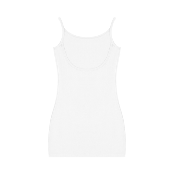 Women's Solid Tight Sleeveless Dress by ODMPOD