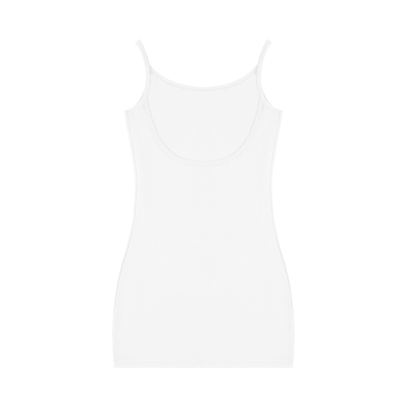 Women's Solid Tight Sleeveless Dress by ODMPOD