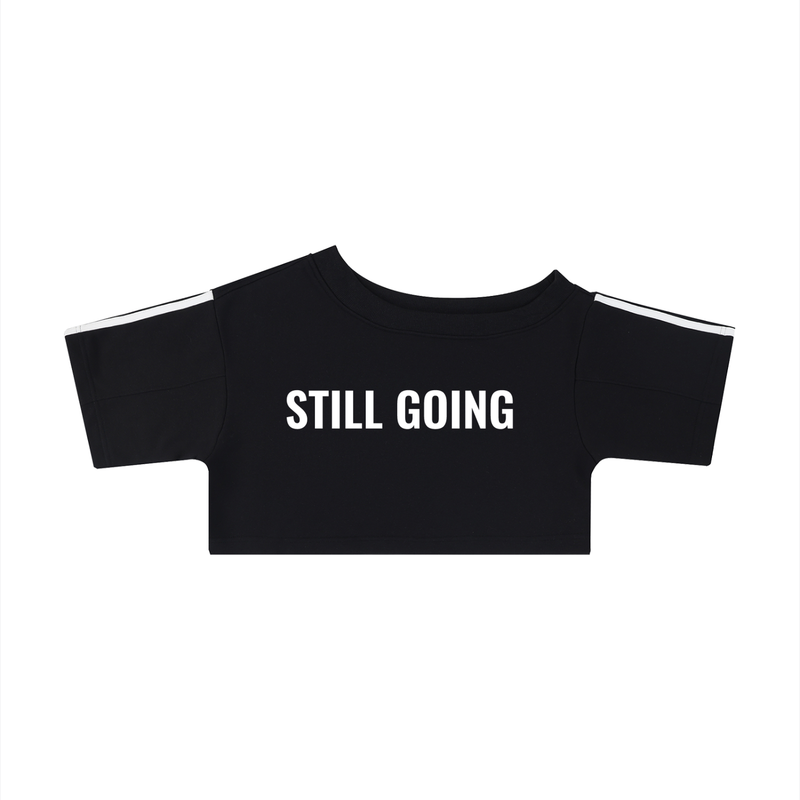 Women's Off-the-Shoulder Crop T-Shirt by ODMPOD