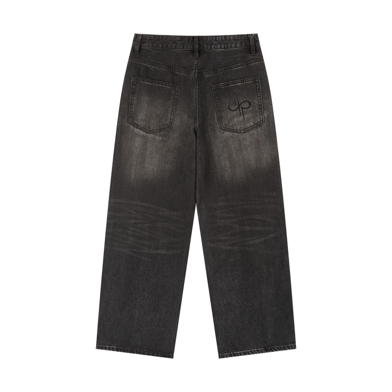 Vintage Wash Heavyweight Denim Jeans by ODMPOD