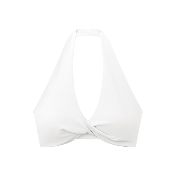 Women's Pleated Halter Sports Bra by ODMPOD