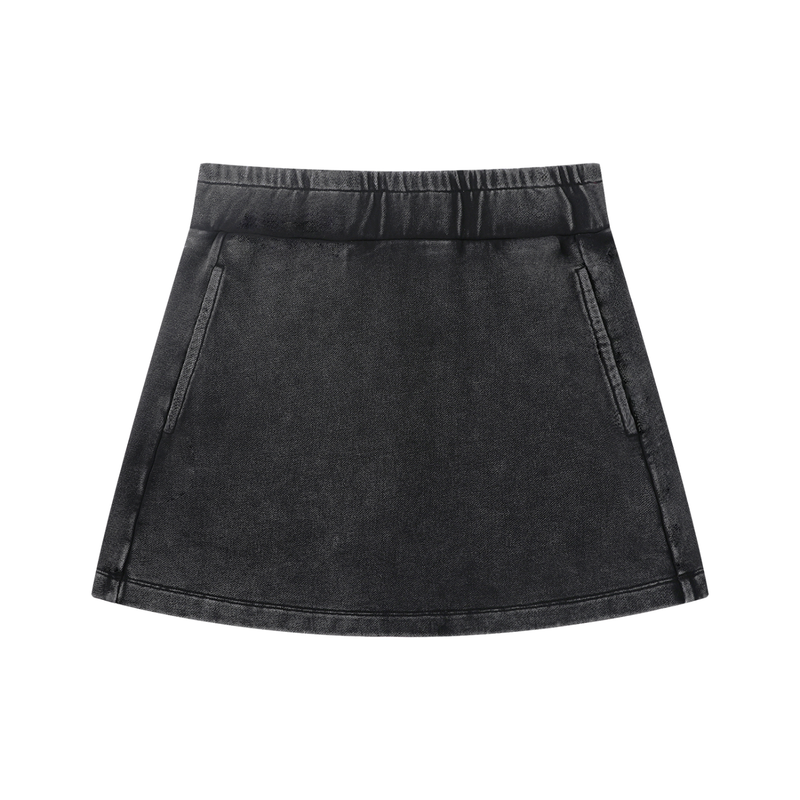 Women's Mineral Wash Mini Skirt by ODMPOD