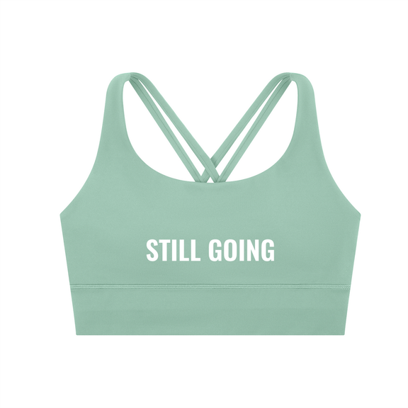 Strappy Criss-Cross Sports Bra by ODMPOD