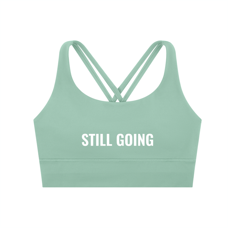 Strappy Criss-Cross Sports Bra by ODMPOD