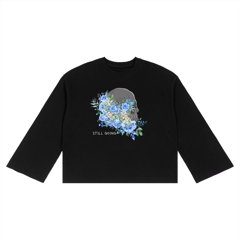 Waffle Raw Edge T-Shirt by ODMPOD