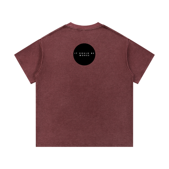 Mineral Wash Waffle Knit T-Shirt by ODMPOD