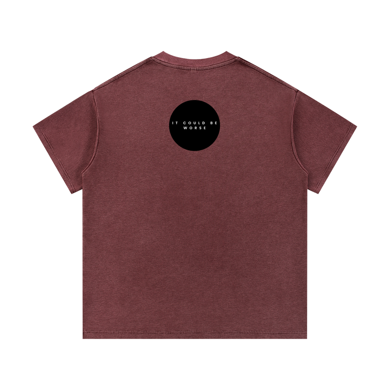 Mineral Wash Waffle Knit T-Shirt by ODMPOD