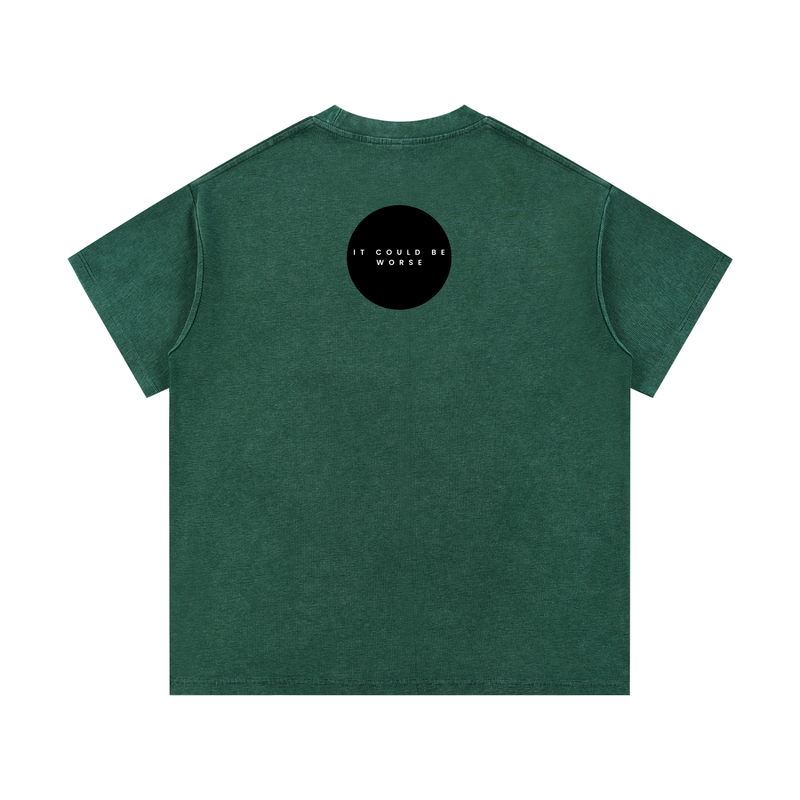 Mineral Wash Waffle Knit T-Shirt by ODMPOD
