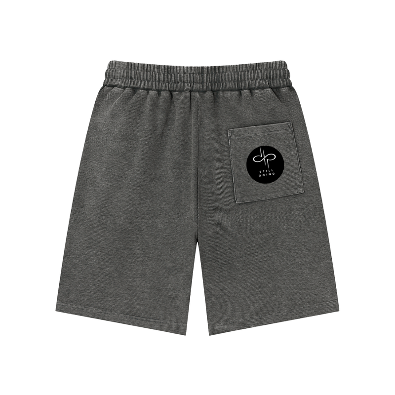 Mineral Wash Waffle Knit Shorts by ODMPOD