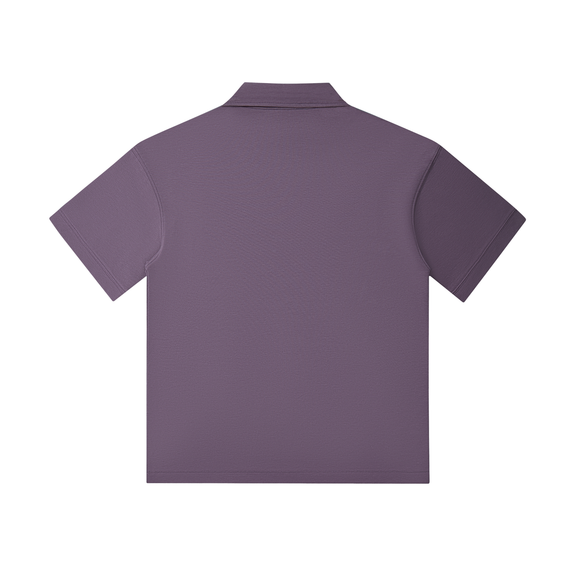 Drop Shoulder Short-Sleeve Polo by ODMPOD