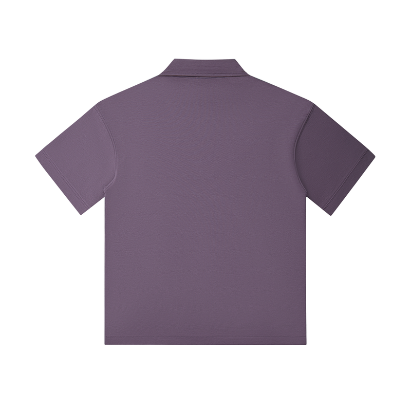 Drop Shoulder Short-Sleeve Polo by ODMPOD
