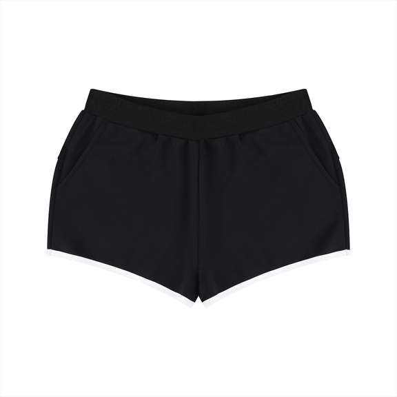 Women's Retro Contrast Binding Shorts by ODMPOD