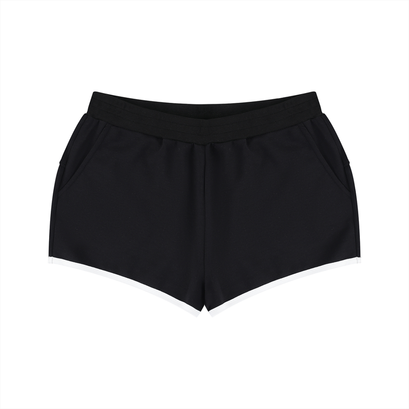 Women's Retro Contrast Binding Shorts by ODMPOD