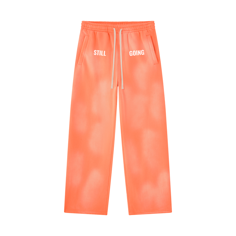 Sunfade Wide Leg Fleece Sweatpants by ODMPOD