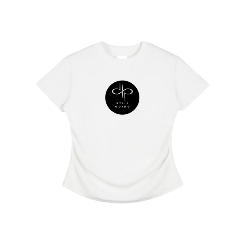 Vintaged-Wash Bodycon Cotton T-Shirt by ODMPOD