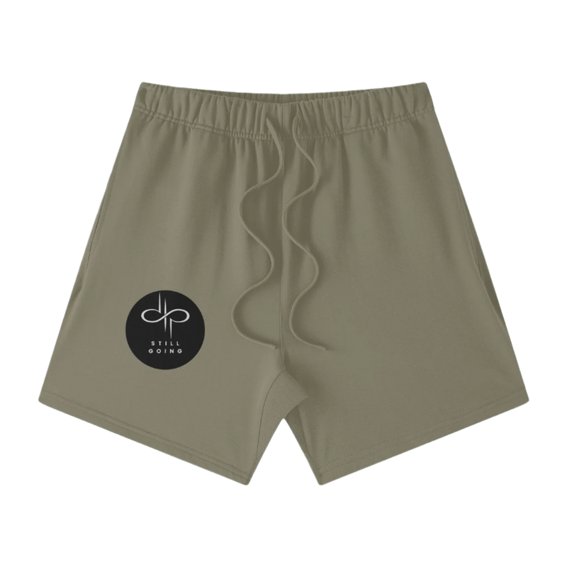 "WORDS HAVE POWER" Earth Tone Loose Fit FOG Shorts