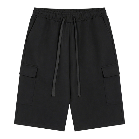 Unisex Drawstring Cargo Shorts by ODMPOD