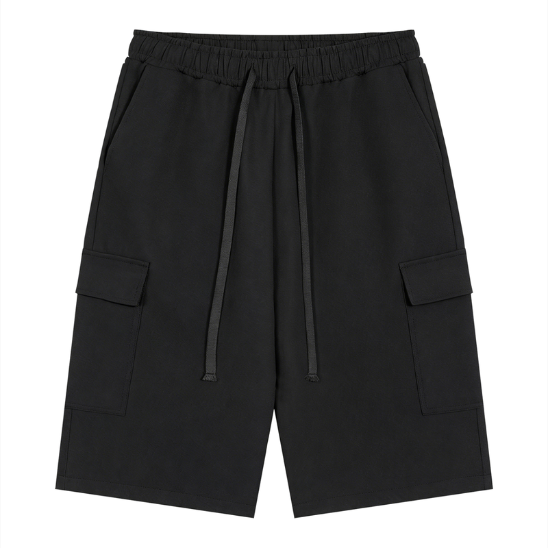 Unisex Drawstring Cargo Shorts by ODMPOD