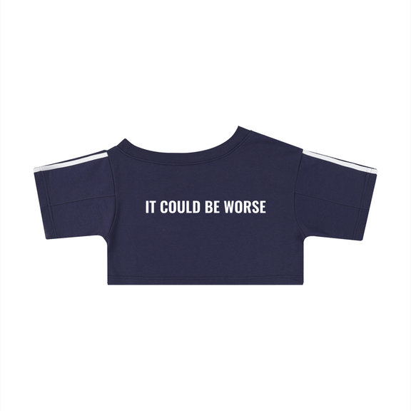 Women's Off-the-Shoulder Crop T-Shirt by ODMPOD