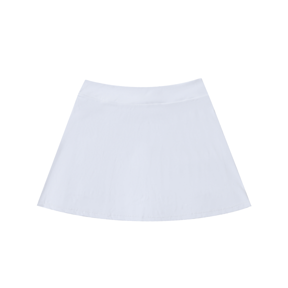 High-Waist Pocketed A-Line Skirt by ODMPOD