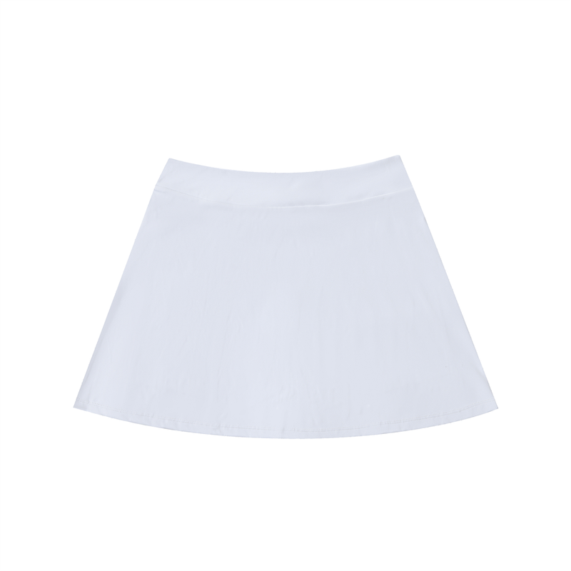 High-Waist Pocketed A-Line Skirt by ODMPOD