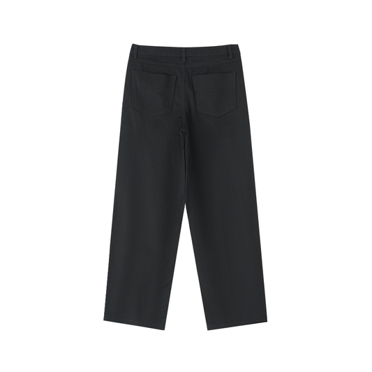 Heavyweight Cotton Straight-Leg Pants by ODMPOD