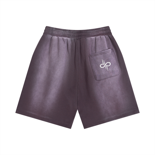 Sun Fade Distressed Shorts by ODMPOD
