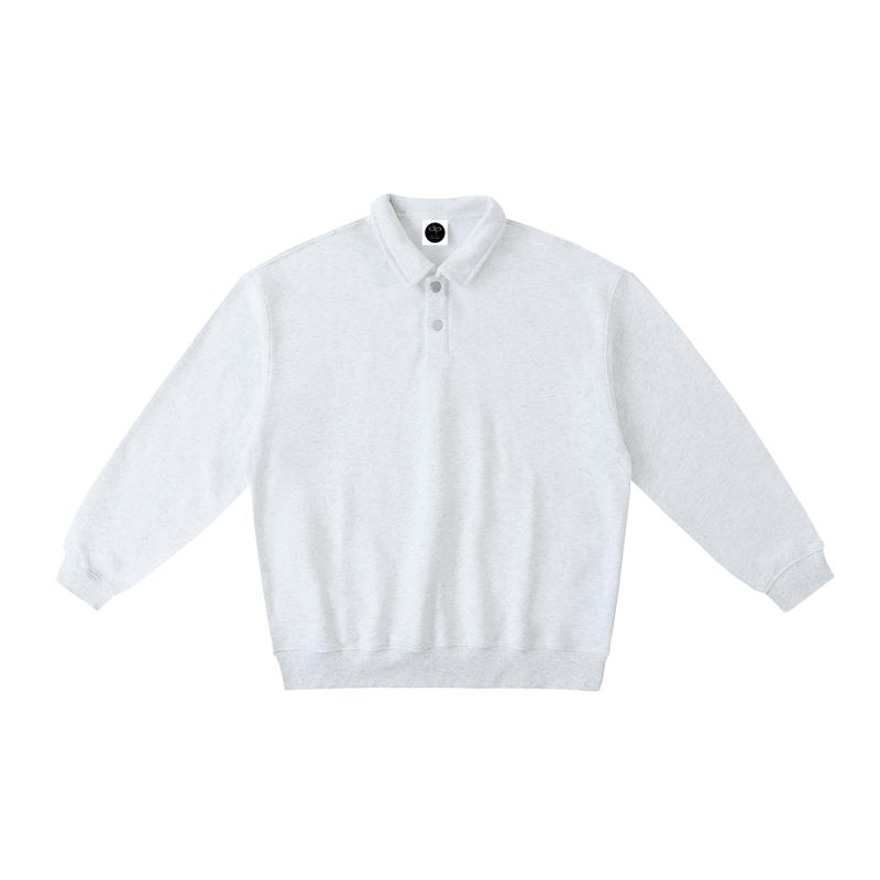 Heavyweight Polo-Collar Sweatshirt by ODMPOD
