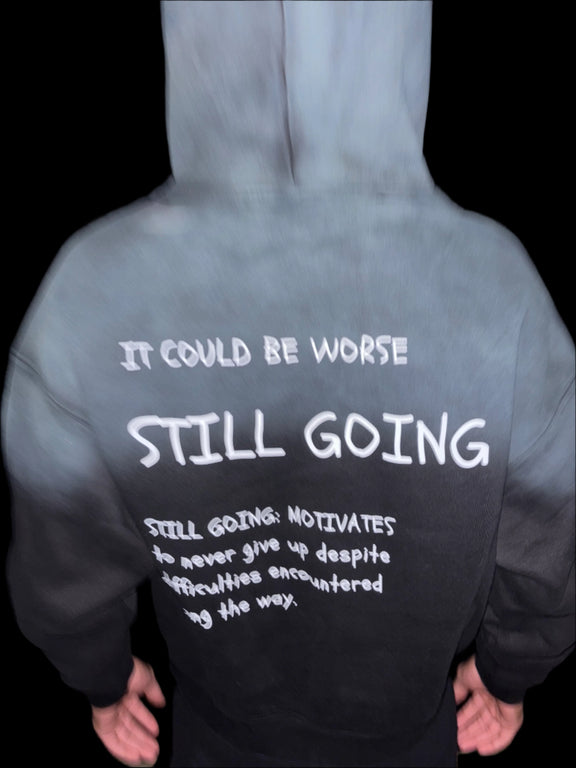 "WORDS HAVE POWER" Sunfade Boxy Hoodie by ODMPOD