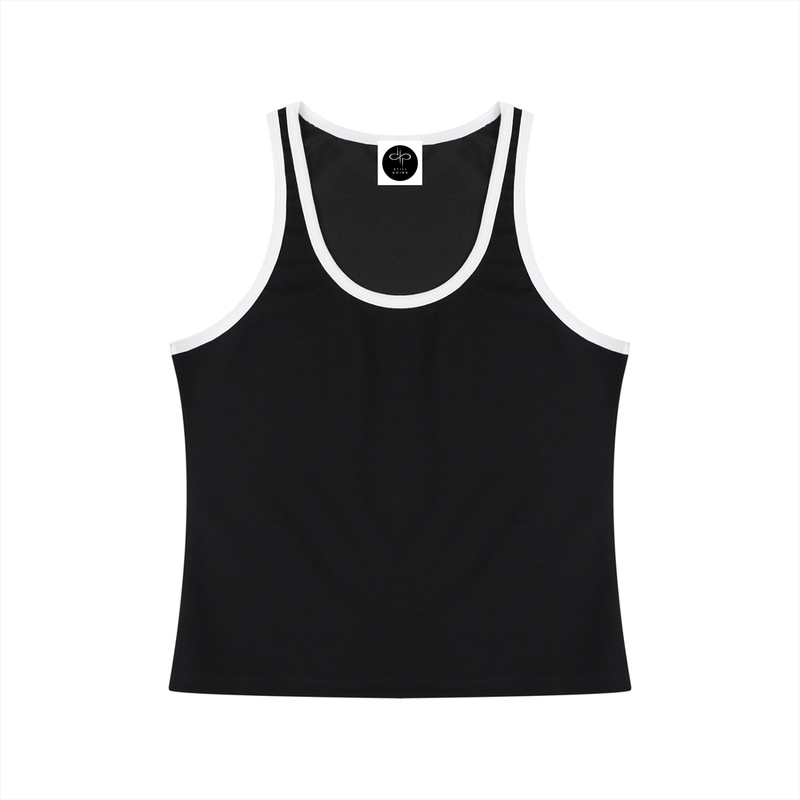 Women's Color Block Cropped Tank Top by ODMPOD