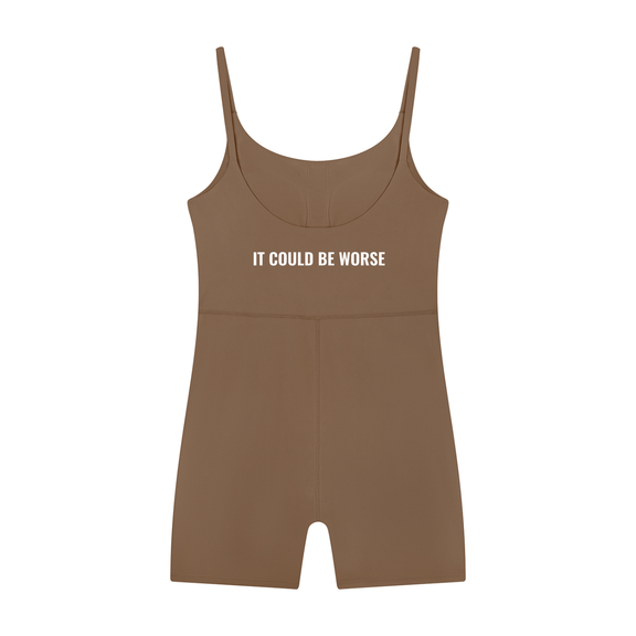 Women’s U-Neck Yoga Romper by ODMPOD