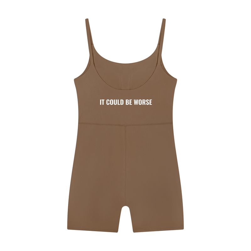 Women’s U-Neck Yoga Romper by ODMPOD