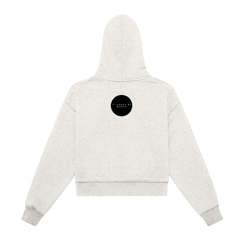 "WORDS HAVE POWER" Women's Cropped Hoodie by ODMPOD