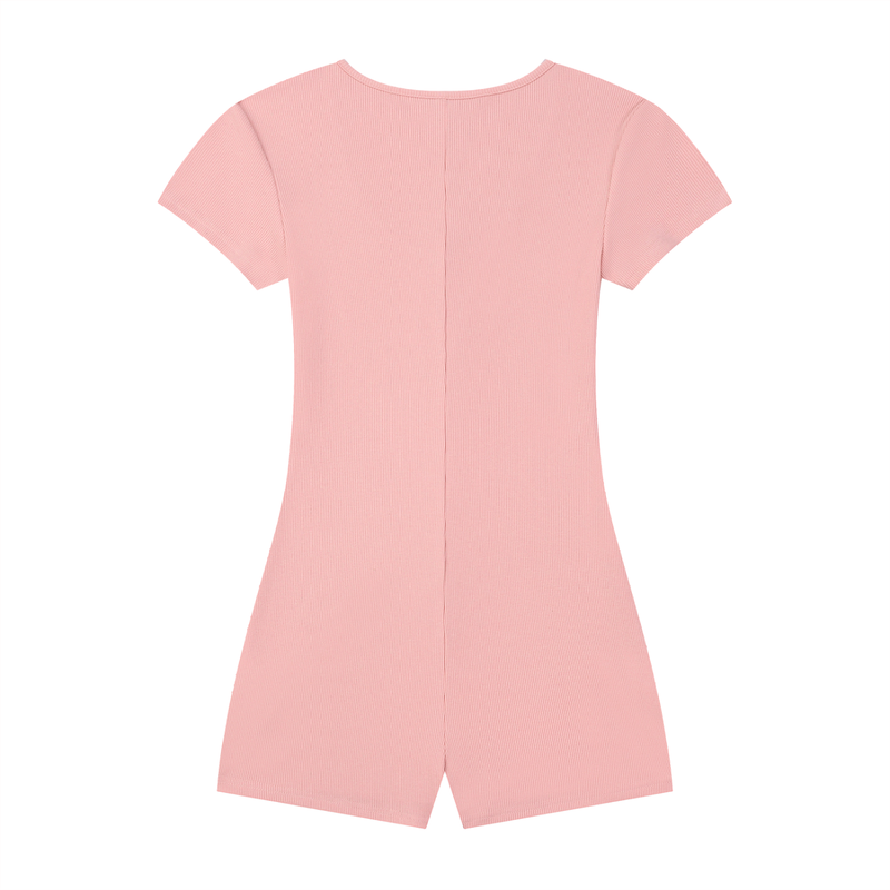 Women's Dual-Function Cape Tie-Waist Romper by ODMPOD
