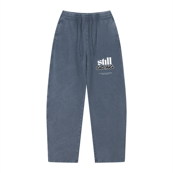 Unisex Vintage Wash Loose Sweatpants by ODMPOD
