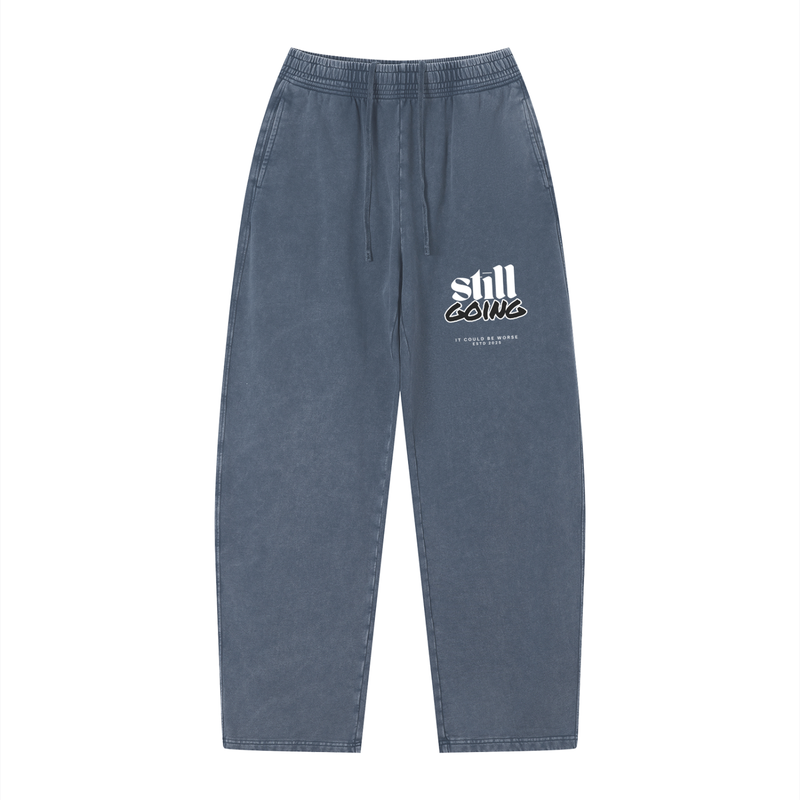 Unisex Vintage Wash Loose Sweatpants by ODMPOD