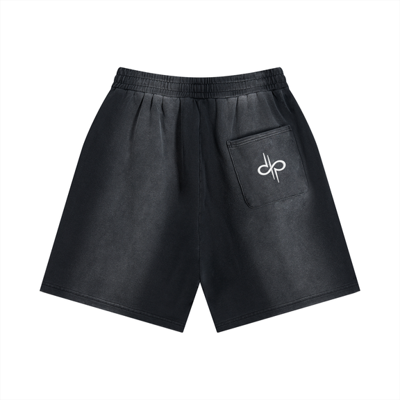 Sun Fade Distressed Shorts by ODMPOD
