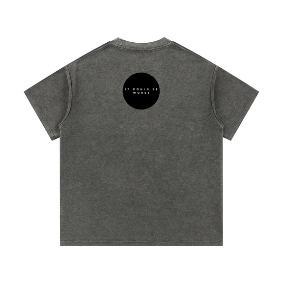 Mineral Wash Waffle Knit T-Shirt by ODMPOD