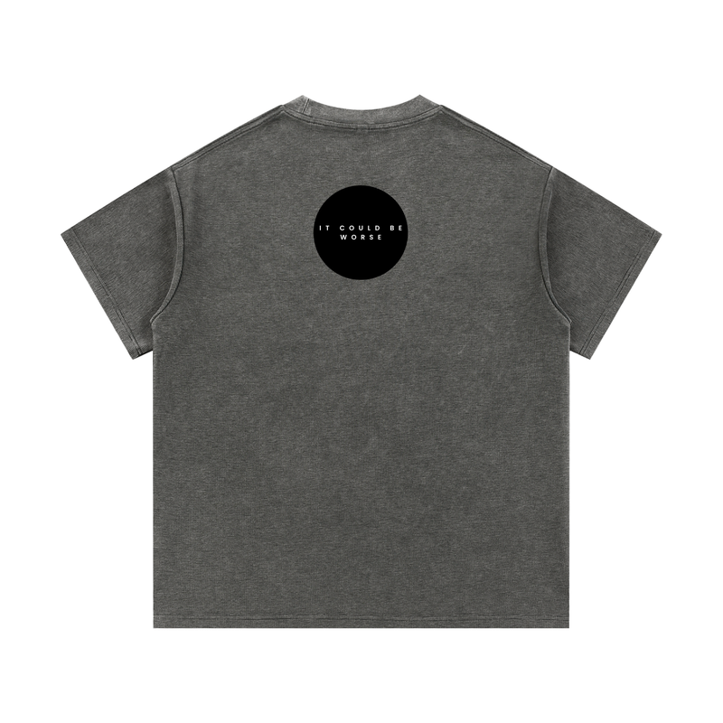 Mineral Wash Waffle Knit T-Shirt by ODMPOD