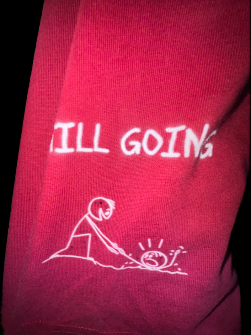 "WORDS HAVE POWER" Boxy Tie-dyed T-shirt