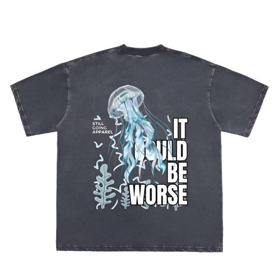 Vintage Washed T-Shirt "OCEAN" by ODMPOD