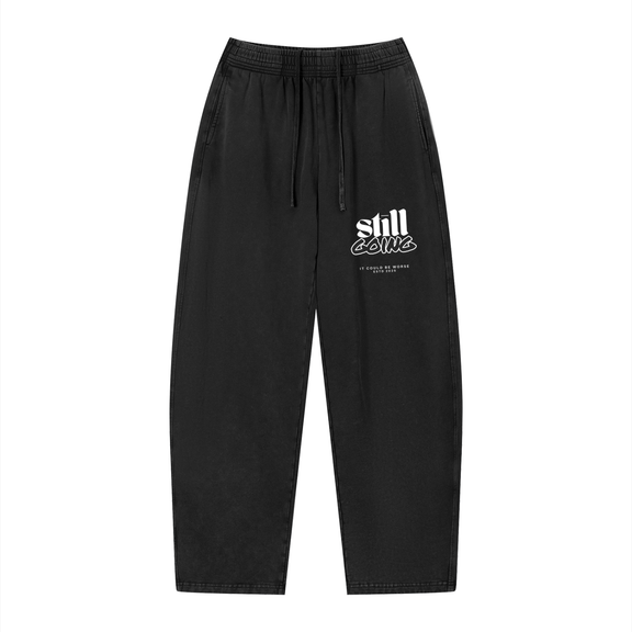 Unisex Vintage Wash Loose Sweatpants by ODMPOD