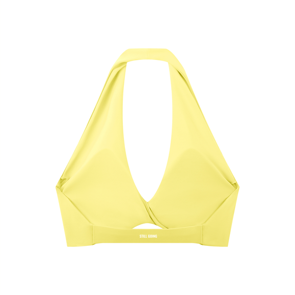Women's Pleated Halter Sports Bra by ODMPOD