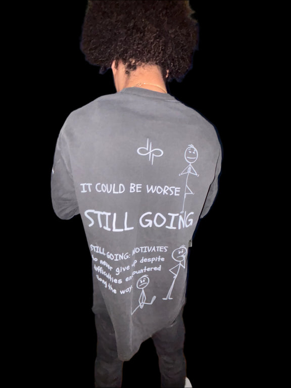 "WORDS HAVE POWER" Unisex Faux-layered Faded Long Sleeve by PODpartner