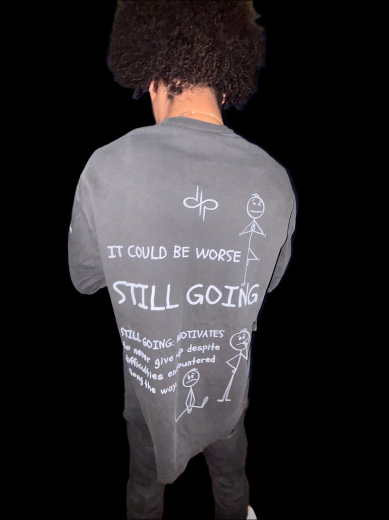 "WORDS HAVE POWER" Unisex Faux-layered Faded Long Sleeve by PODpartner