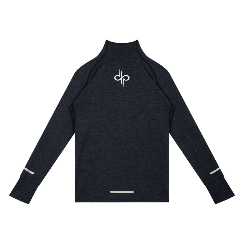 Men's Quarter-Zip Raglan Training T-Shirt by ODMPOD