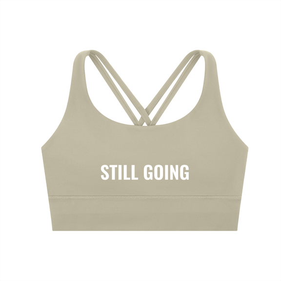 Strappy Criss-Cross Sports Bra by ODMPOD